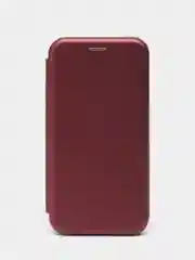 Бордовый чехол-книжка для iPhone 12 Mini, iPhone 12, iPhone 12 Pro, iPhone 12 Pro MAX