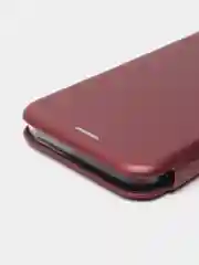 Бордовый чехол-книжка для iPhone 12 Mini, iPhone 12, iPhone 12 Pro, iPhone 12 Pro MAX