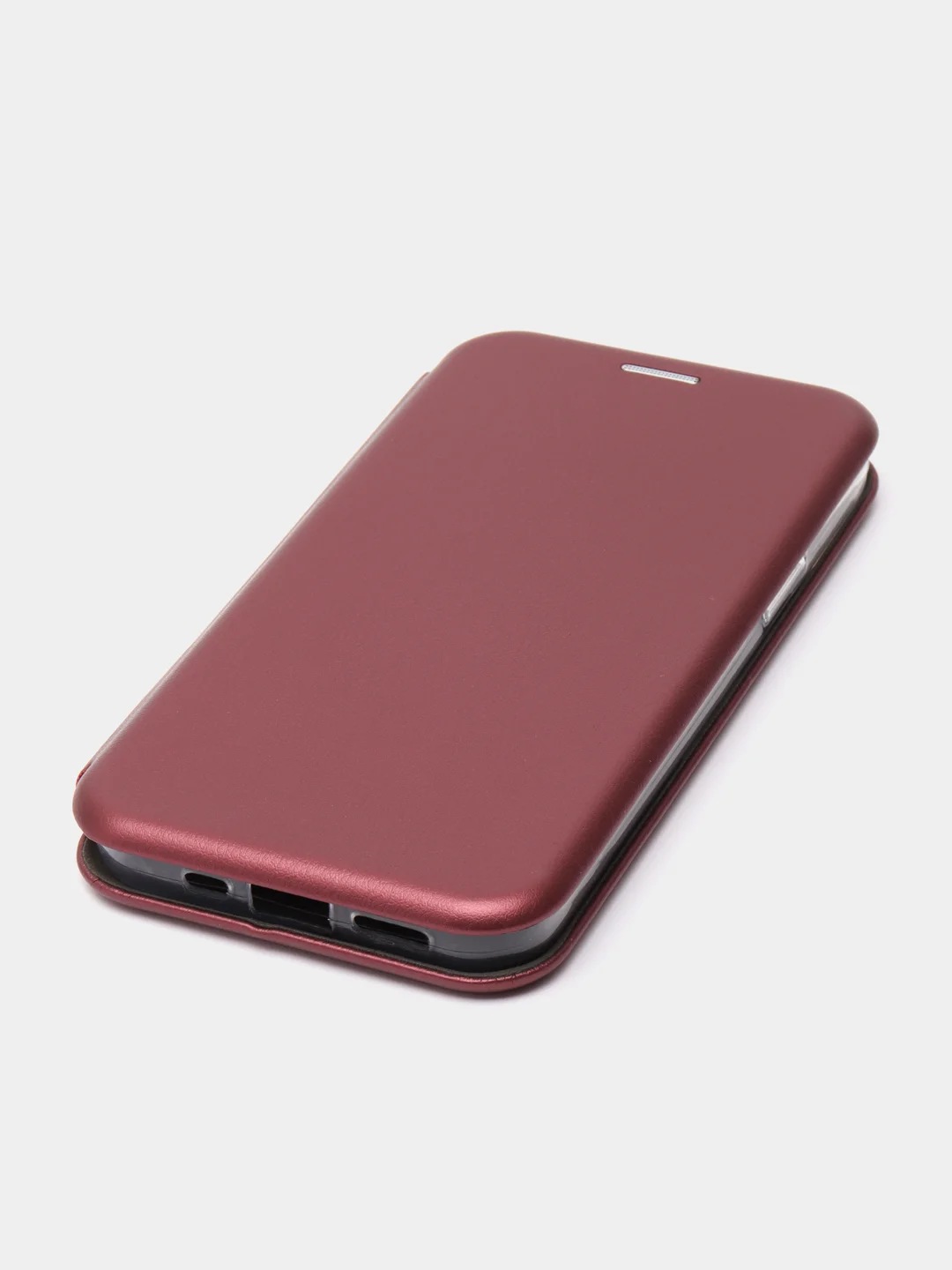 Бордовый чехол-книжка для iPhone 12 Mini, iPhone 12, iPhone 12 Pro, iPhone 12 Pro MAX