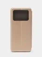 Золотой чехол-книжка Xiaomi POCO M4 Pro 4G, Redmi 10C / Poco C40