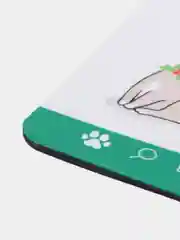 Белый коврик для компьютерной мышки