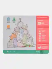 Белый коврик для компьютерной мышки