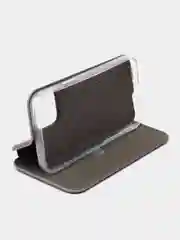 Серый чехол-книжка для iPhone 12 Mini, iPhone 12, iPhone 12 Pro, iPhone 12 Pro MAX