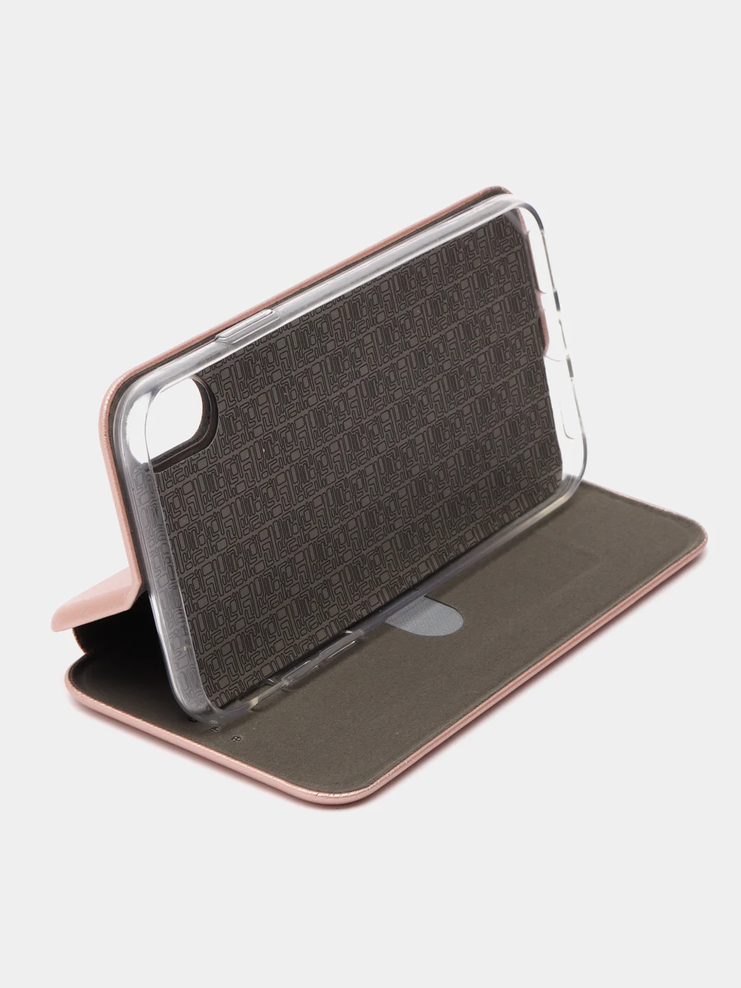 Розовый чехол-книжка для iPhone X / iPhone XS