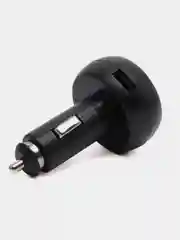 Цифровой автомобильный вольтметр в прикуриватель авто, с термометром, USB зарядка