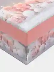 Коралловый коробка подарочная новогодняя