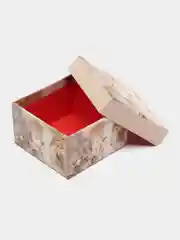 Вишнёвый коробка подарочная новогодняя