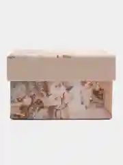 Вишнёвый коробка подарочная новогодняя