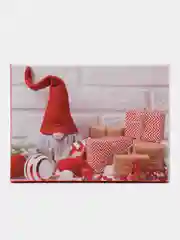 Желтый коробка подарочная новогодняя