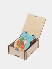 Ёлочные новогодние игрушки на ёлку в подарочной коробке, 9 штук