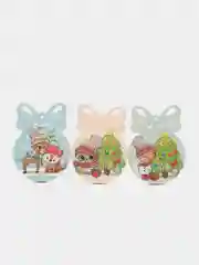 Ёлочные новогодние игрушки на ёлку в подарочной коробке, 9 штук