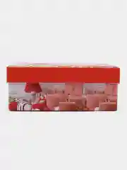 Желтый коробка подарочная новогодняя