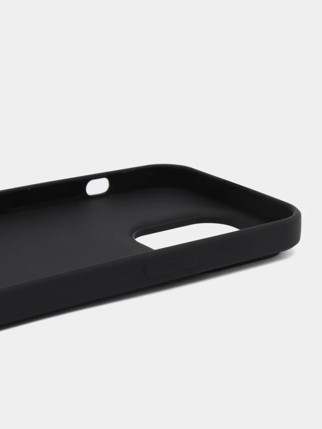 Угольный чехол iPhone 14, 14 Pro, 14 Pro Max, черный, силиконовый