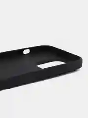 Угольный чехол iPhone 14, 14 Pro, 14 Pro Max, черный, силиконовый