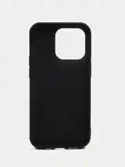 Угольный чехол iPhone 14, 14 Pro, 14 Pro Max, черный, силиконовый