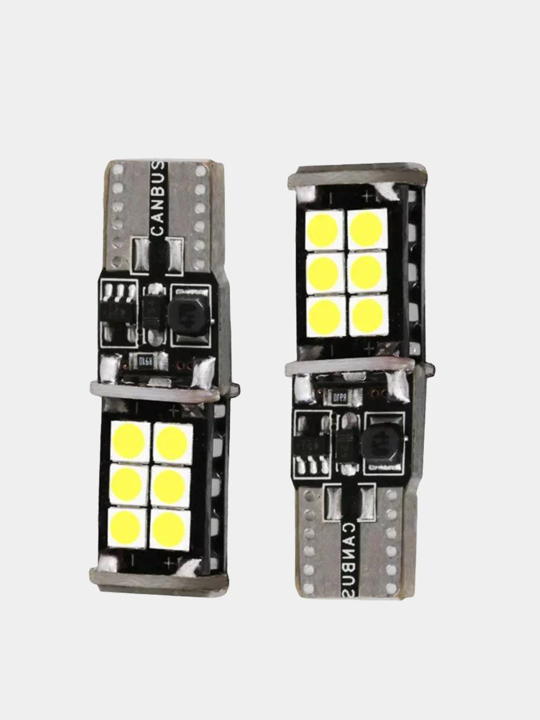 Белый габаритные светодиодные лампы Автомобильная LED лампа T10 W5W с CANBUS 15 диодов