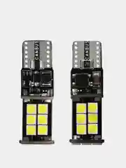 Белый габаритные светодиодные лампы Автомобильная LED лампа T10 W5W с CANBUS 15 диодов