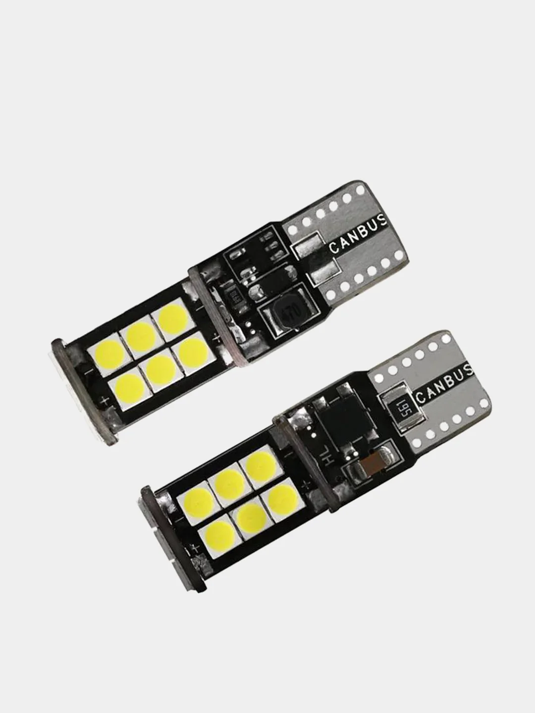 Белый габаритные светодиодные лампы Автомобильная LED лампа T10 W5W с CANBUS 15 диодов