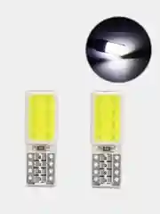 Белый габаритные автомобильные лампы, T10 W5W COB LED T10 COB DC, 12 В