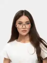 Черный круглые, прозрачные имиджевые очки MIRSEE