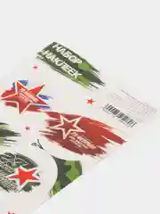 Зеленый наклейки новогодние / Наклейки на подарки и букеты, 9,5*16 см / 8 марта / 14, 23 Февраля