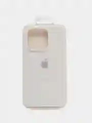 Белый чехол Silicone Case ( Чехол силиконовый ) для iPhone 14, 14 Pro, 14 Pro Max, 14 Plus