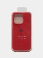 Красный чехол Silicone Case ( Чехол силиконовый ) для iPhone 14, 14 Pro, 14 Pro Max, 14 Plus