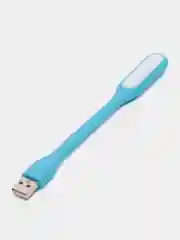 Голубой светодиодный USB светильник, гибкая LED лампа, фонарик