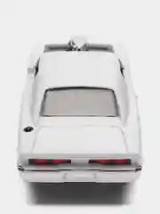 Белый металлическая машинка 1:32 Dodge Charger