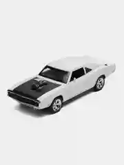 Белый металлическая машинка 1:32 Dodge Charger