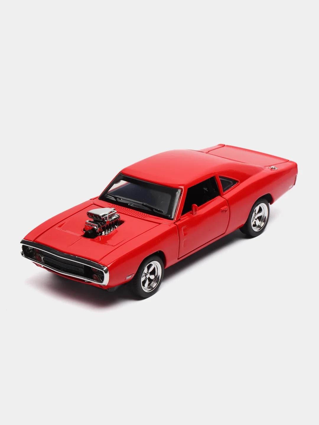 Красный металлическая машинка 1:32 Dodge Charger