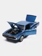 Синий металлическая машинка 1:32 Dodge Charger