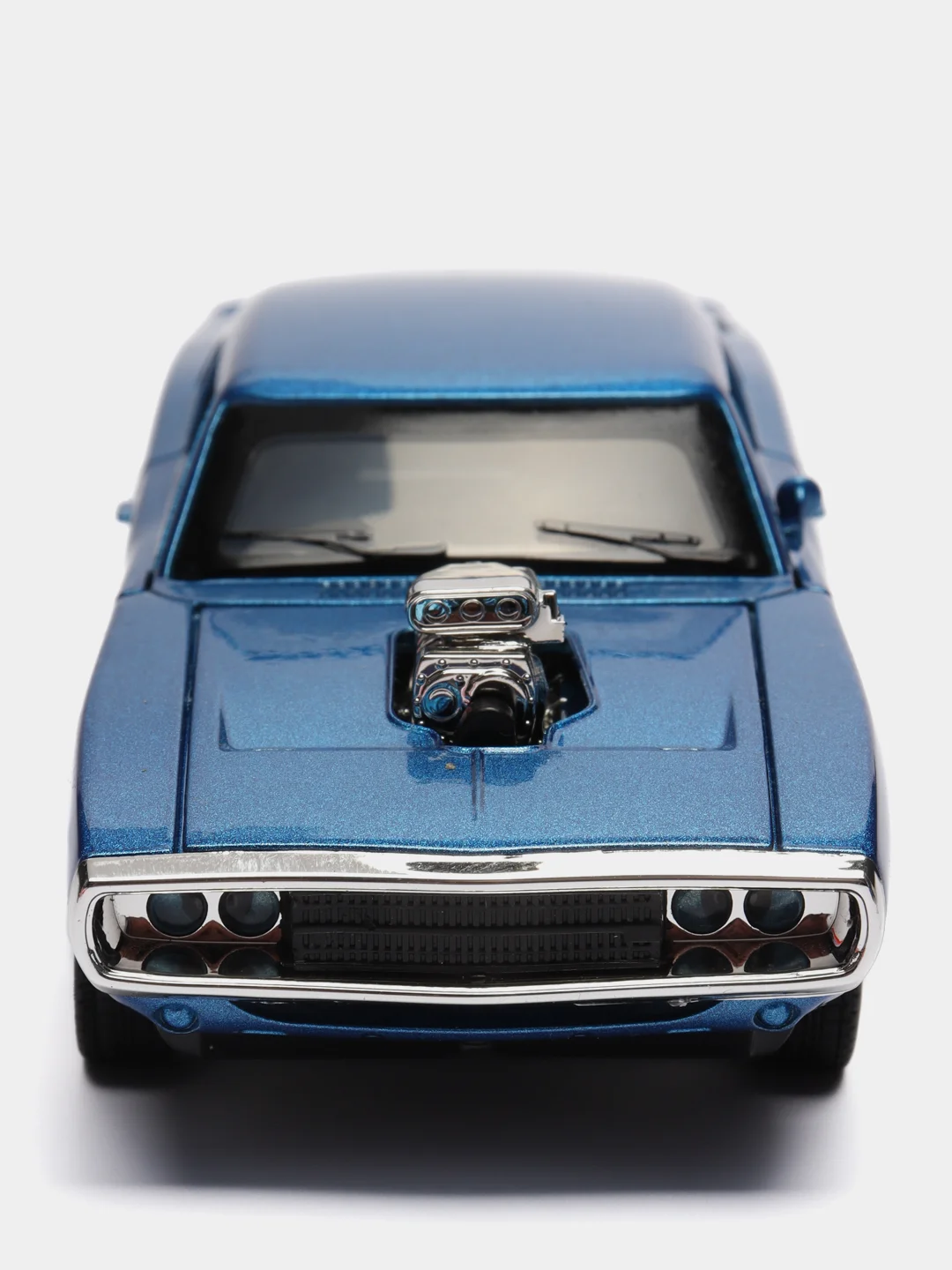 Синий металлическая машинка 1:32 Dodge Charger