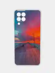 Рыжий чехол для Samsung Galaxy M33, Самсунг Галакси М33, с рисунком