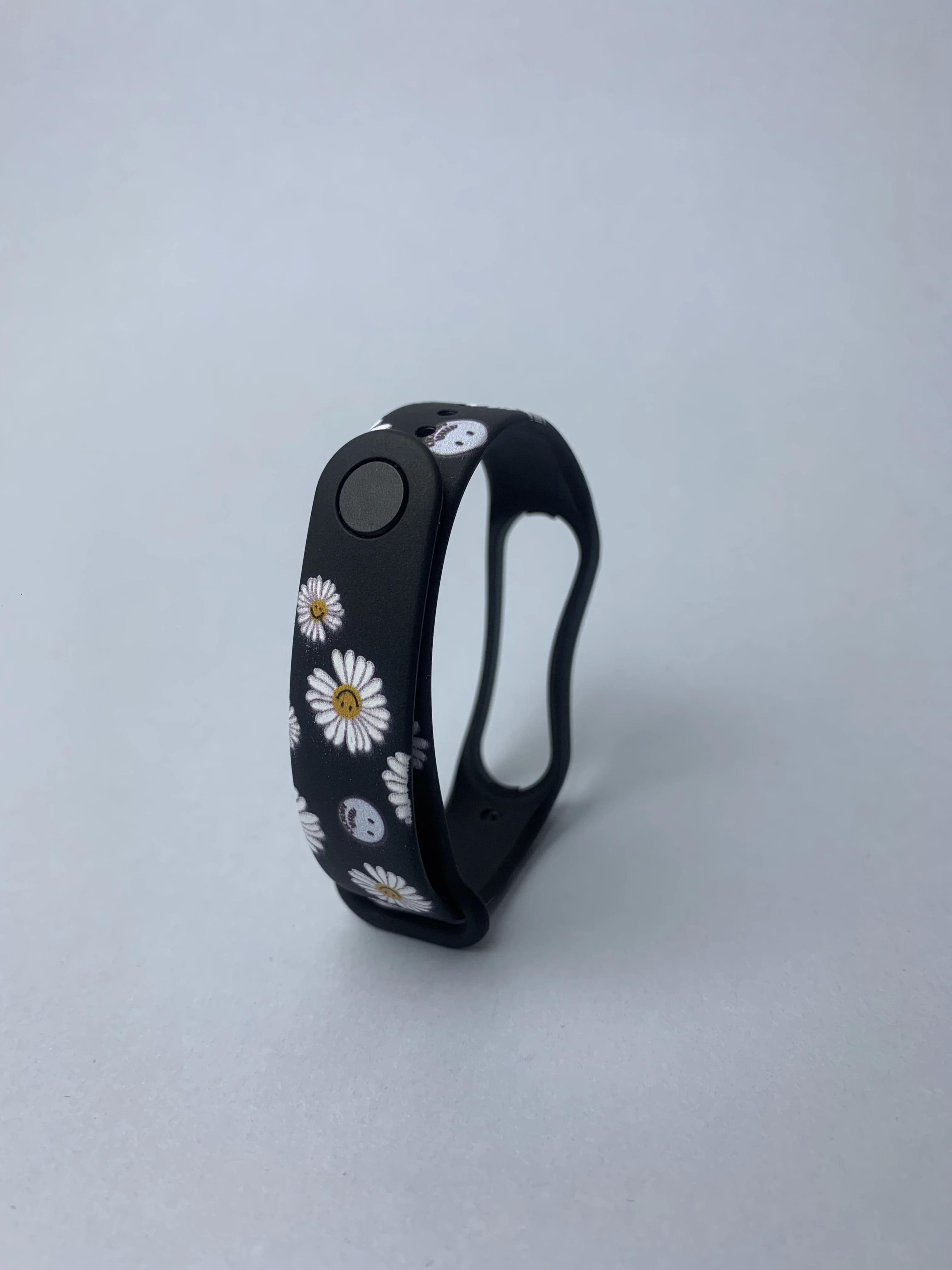 Светло-оранжевый ремешки с рисунком для Xiaomi Mi Band 7/6/5/4/3