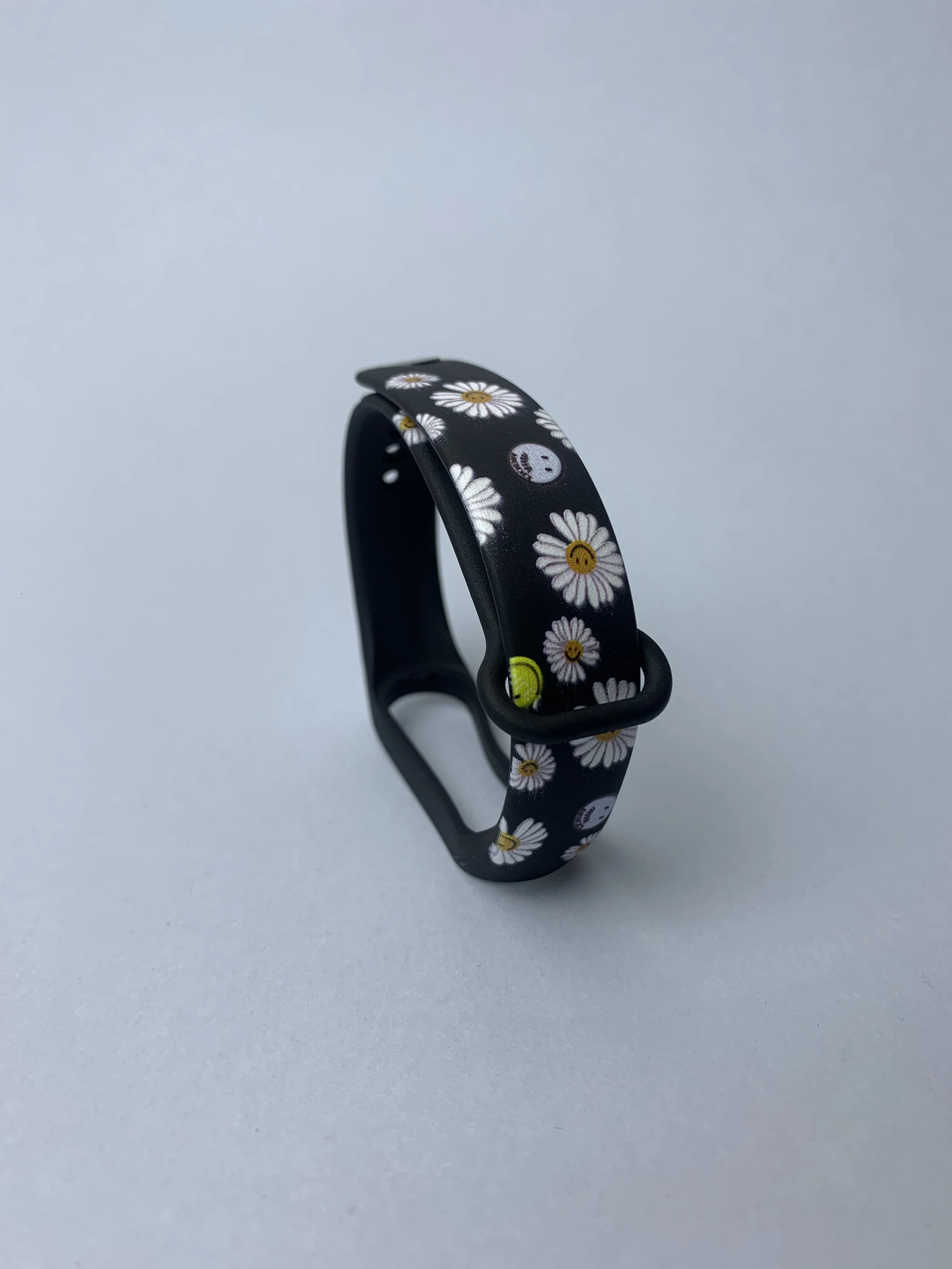 Светло-оранжевый ремешки с рисунком для Xiaomi Mi Band 7/6/5/4/3
