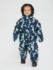Бирюзовый комбинезон для мальчика и девочки зимний, JUVIS