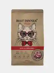 Корм сухой Бест Диннер Cat Adult Holistic, телятина для стерилизованных кошек, 0,4 кг