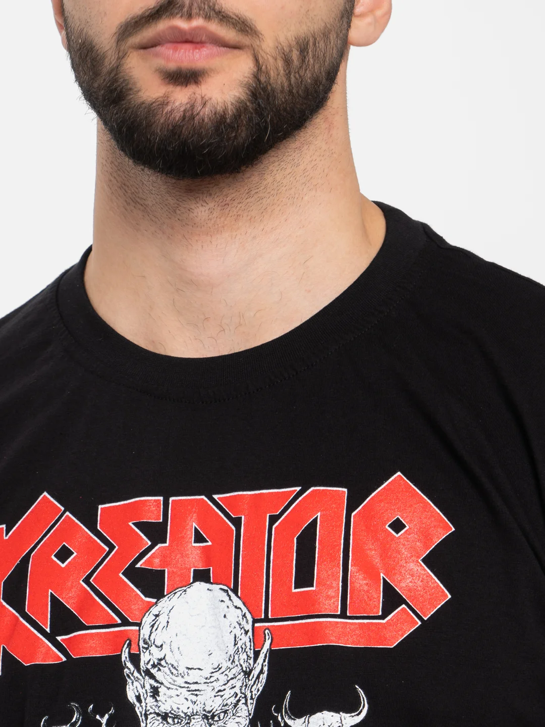 Футболка унисекс с принтом Kreator из хлопка