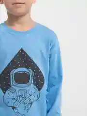 Голубой пижама детская