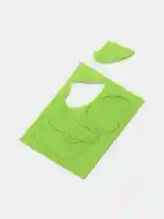 Зеленый детский брелок, своими руками, из фетра
