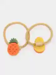 Вишнёвый резинки для волос детские, для девочек, цветные