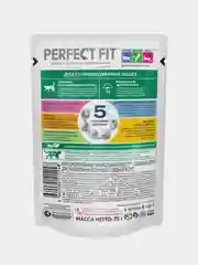 Влажный корм PERFECT FIT для стерилизованных кошек, с говядиной в соусе, 28 х 75г