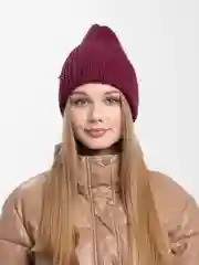 Багровый шапка женская "Зара"