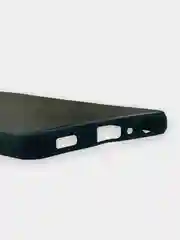 Черный чехол Samsung Galaxy A72 (Самсунг Галакси А72), силиконовый, под кожу