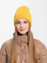 Горчичный шапка женская "Зара"