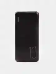 Черный внешний аккумулятор Power Bank (повербанк) 10000 mAh, чёрный