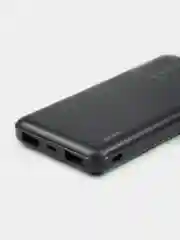 Черный внешний аккумулятор Power Bank (повербанк) 10000 mAh, чёрный