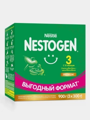 Смесь детская NESTOGEN 3 сухая молочная, c 12 мес, (3 x 300 г) 900 г
