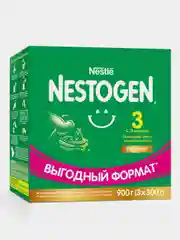 Смесь детская NESTOGEN 3 сухая молочная, c 12 мес, (3 x 300 г) 900 г